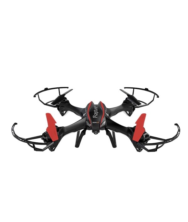 Zero X Drone Rapture HD ZX-RHD 720P HD Camera 60 Meter FPV Black